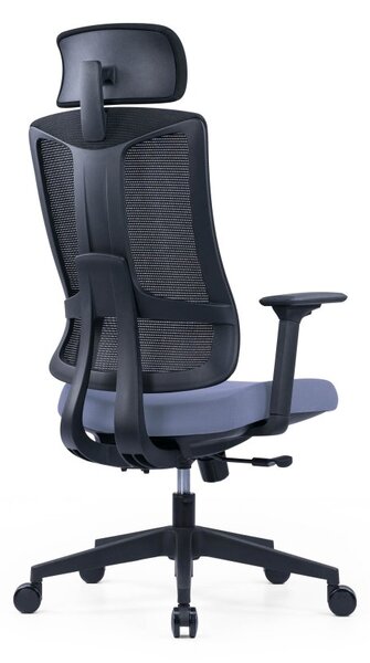 Kancelářská ergonomická židle SLIDE — více barev Modrá