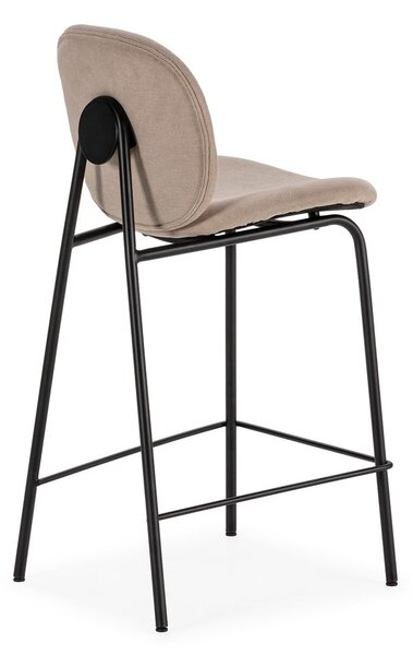 Béžové barové židle v sadě 2 ks (výška sedáku 65 cm) Cori – Marckeric