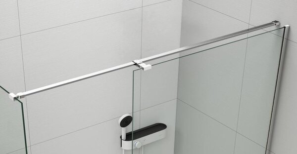 Polysan ESCA univerzální rohová podpěra pro sprchové zástěny 1400 mm, chrom