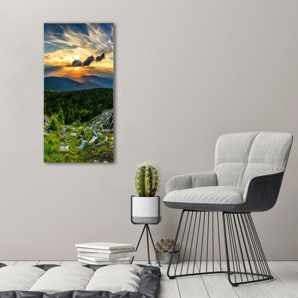 Vertikální Foto obraz canvas Panorama hor ocv-118999415