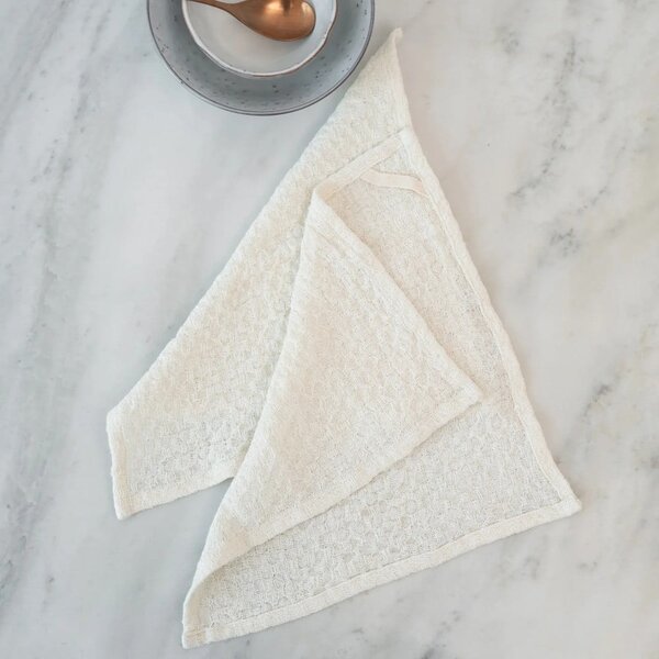 Lněné utěrky v sadě 2 ks 26x26 cm Undyed – Linen Tales