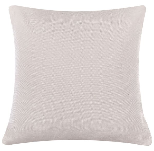 Sada 2 dekorativních polštářů FATSIA Bavlna 45 x 45 cm Taupe
