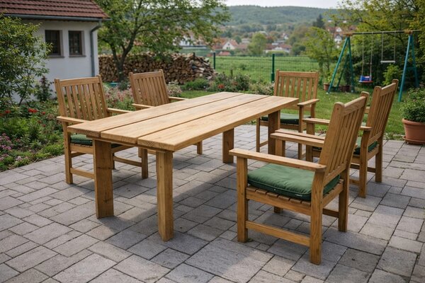 Zahradní jídelní stůl - Dubrix Velikost Desky: 1300x800 (mm)