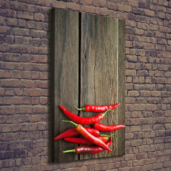 Vertikální Foto obraz na plátně Chilli papričky ocv-119501609