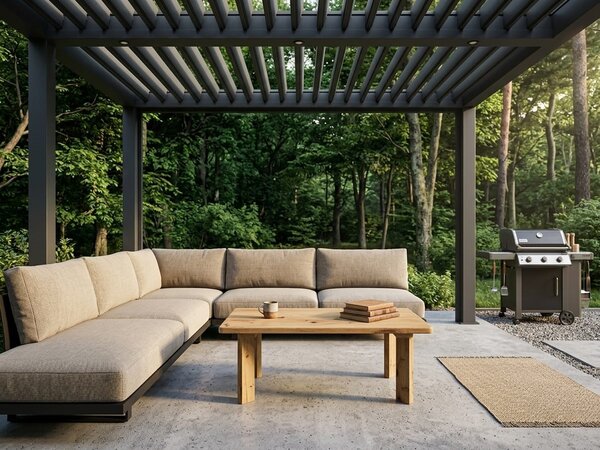 Zahradní konferenční stolek - Dubrix S Velikost stolku: 800 x 800 mm