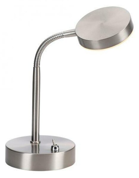 LEUCHTEN DIREKT is JUST LIGHT LED stolní lampička stříbrná barva 3000K LD 14419-55