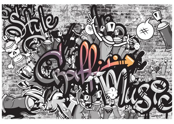 Tapeta moderní graffiti umění