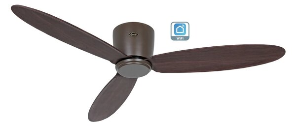 CasaFan 313282W Eco Plano II WiFi, ořech, stropní ventilátor