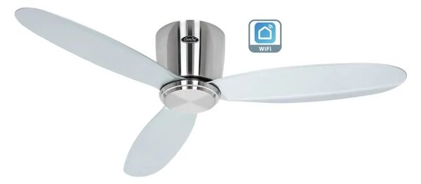 CasaFan 311280W Eco Plano II WiFi, stříbrná, stropní ventilátor