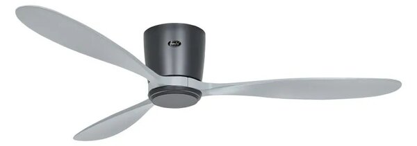 CasaFan 313297W Eco Plano Wood WiFi, světle šedá, stropní ventilátor