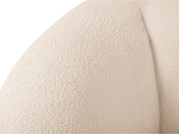 Krémová pohovka z textilie bouclé 210 cm Essen – Cosmopolitan Design