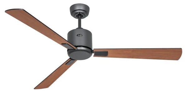 CasaFan 952202W Eco Neo III WiFi, černá a teakové dřevo, stropní ventilátor