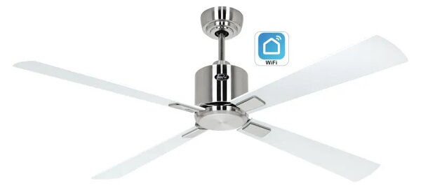 CasaFan 942232W Eco Neo III WiFi, světle šedá a bílá, stropní ventilátor