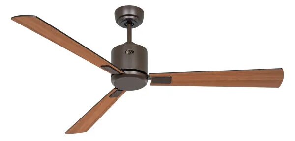 CasaFan 949202W Eco Neo III WiFi, černá a teakové dřevo, stropní ventilátor