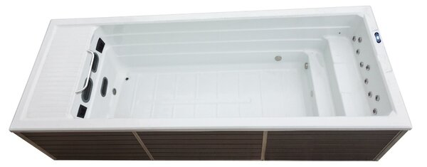 Relax na MAX Swim Spa SR 860 B Barva: mramorově-bílá, Barva bočnice: šedá
