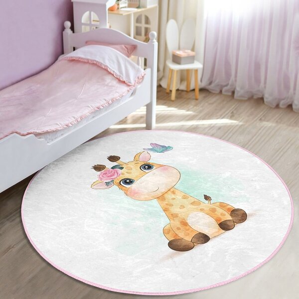 Bílý dětský koberec ø 120 cm Comfort – Mila Home