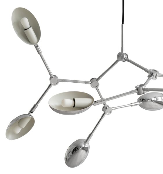 Lustry 101 COPENHAGEN, Drop, Metalická, Chodba, Hliník, Design