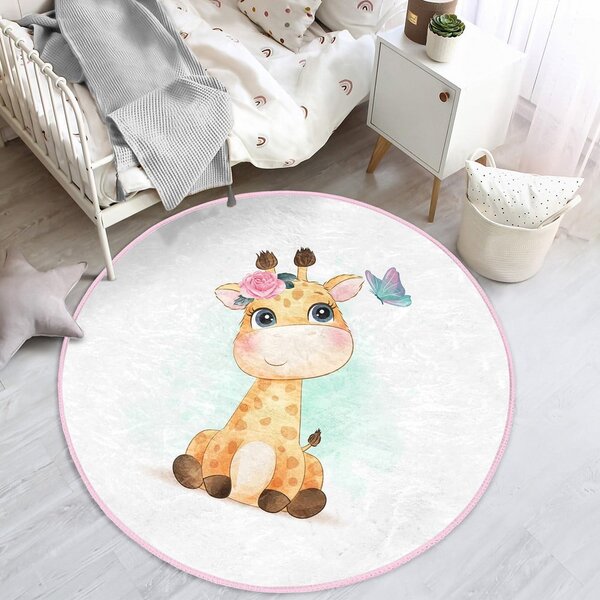 Bílý dětský koberec ø 120 cm Comfort – Mila Home