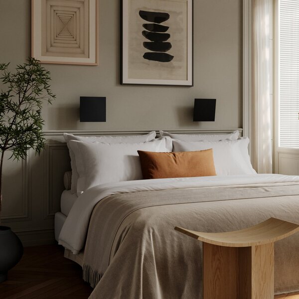 Nástěnná Svítidla 101 COPENHAGEN, Chameleon, stmívatelné, Černá, Obývací pokoj, Hliník, Design