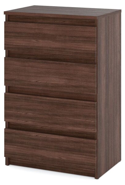 Komoda "HIT" se 4 zásuvkami 60 cm, dub wenge
