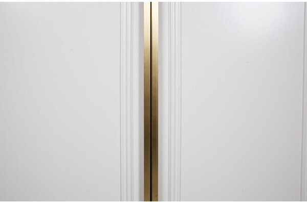 Světle šedá šatní skříň z borovicového dřeva 110x215x62 cm Organize – WOOOD