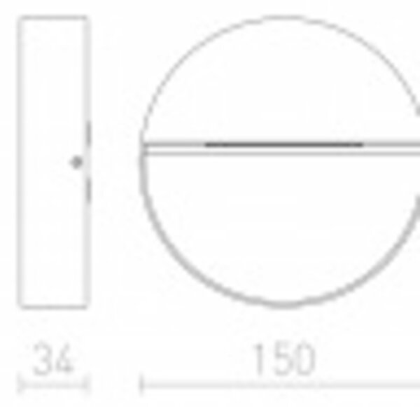 RED - DESIGN RENDL RENDL AQILA R nástěnná bílá 230V LED 6W IP54 3000K R12539