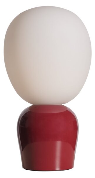 Stolní lampa Belid, Buddy, Červená, Obývací pokoj, Sklo, Design