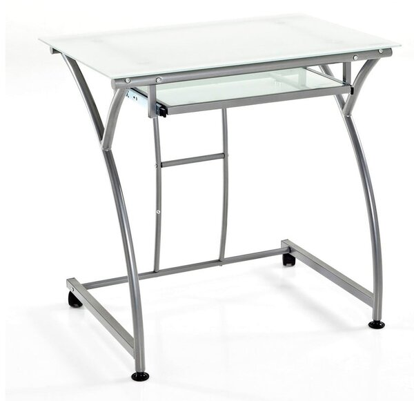 Pracovní stůl se skleněnou deskou 52x77 cm Idea – Tomasucci