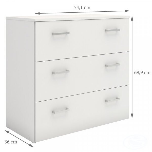 Tvilum Komoda Home 21 bílá