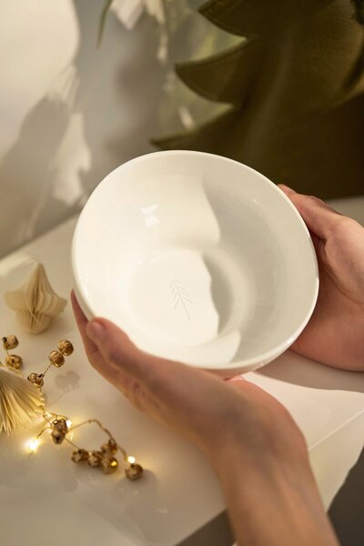 Räder Porcelánová miska Fir tree