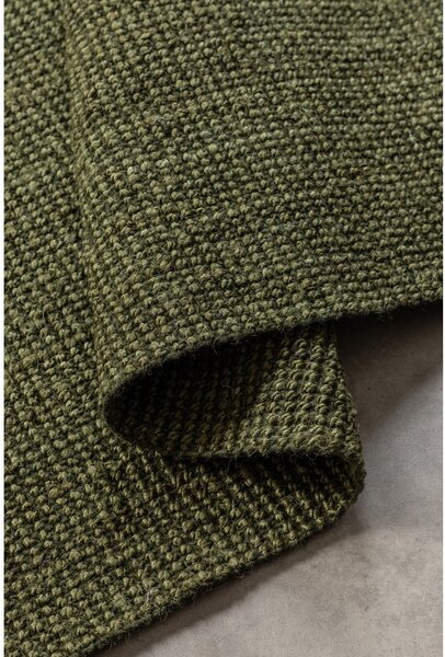 Khaki jutový běhoun 80x200 cm Bouclé – Hanse Home