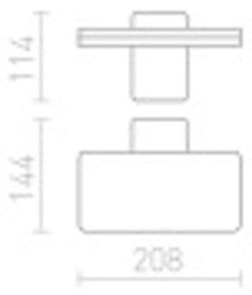 RED - DESIGN RENDL RENDL RINA nástěnná antracitová 230V LED 12W IP65 3000K R11947