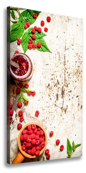 Vertikální Foto obraz na plátně Malinová marmeláda ocv-120964382