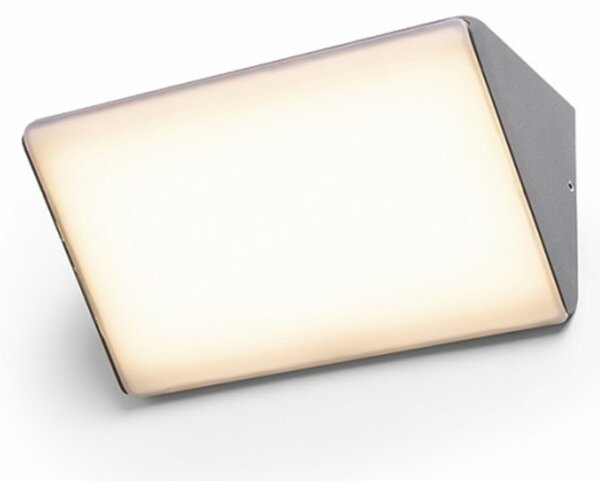 RED - DESIGN RENDL RENDL ANDANTE nástěnná antracitová matny akryl 230V LED 21W IP65 3000K R13504