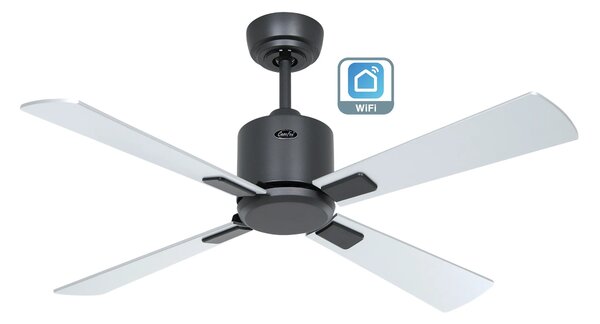 CasaFan 952141W Eco Neo III WiFi, stříbrná a wenge, stropní ventilátor