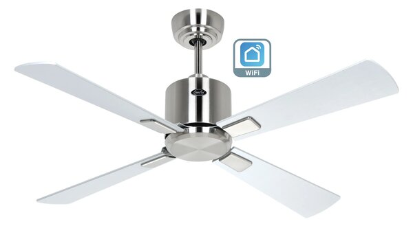 CasaFan 942141W Eco Neo III WiFi, stříbrná a wenge, stropní ventilátor