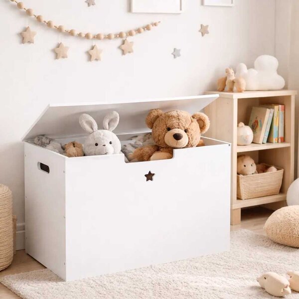 BOLIS DREVENY BOX NA HRACKY BIELA PH13B005