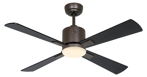 CasaFan 949101W Eco Neo III WiFi, černá a teakové dřevo, stropní ventilátor
