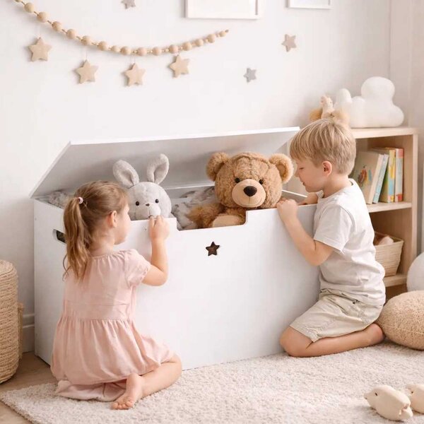 BOLIS DREVENY BOX NA HRACKY BIELA PH13B005