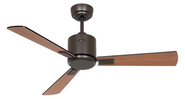 CasaFan 949101W Eco Neo III WiFi, černá a teakové dřevo, stropní ventilátor