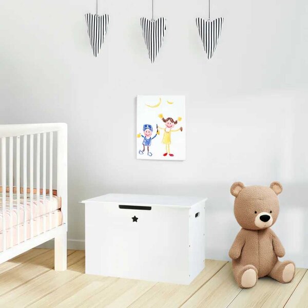BOLIS DREVENY BOX NA HRACKY BIELA PH13B005