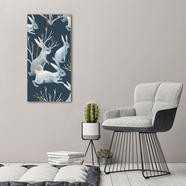 Vertikální Moderní obraz canvas na rámu Králíci ocv-121202554