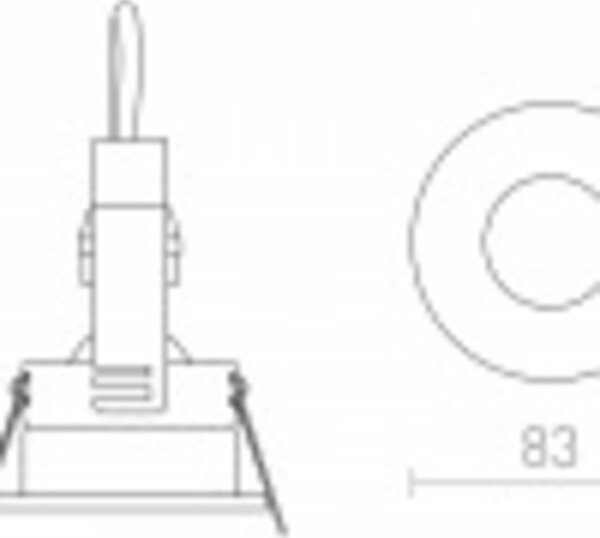 RED - DESIGN RENDL RENDL BELLA GU10 zápustná bílá 230V LED GU10 15W IP65 R13598