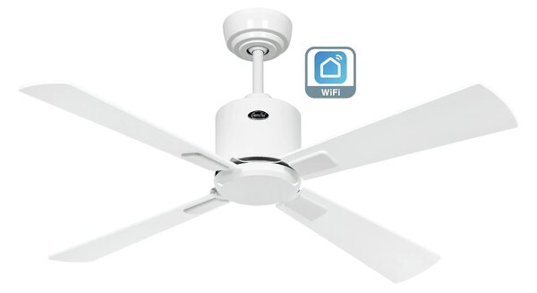 CasaFan 943131W Eco Neo III WiFi, světle šedá a bílá, stropní ventilátor