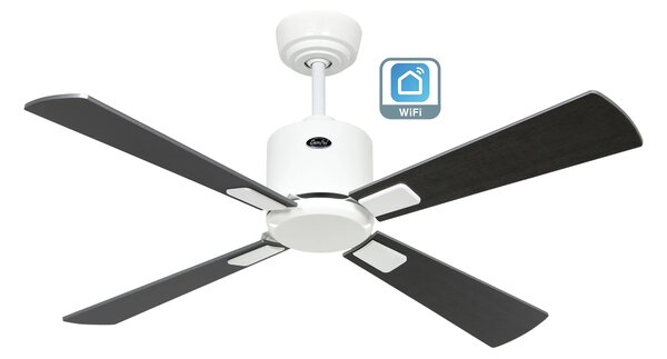 CasaFan 943141W Eco Neo III WiFi, stříbrná a wenge, stropní ventilátor