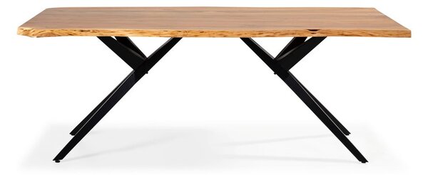 Jídelní stůl s deskou z akácie 100x200 cm Mudri – MOME