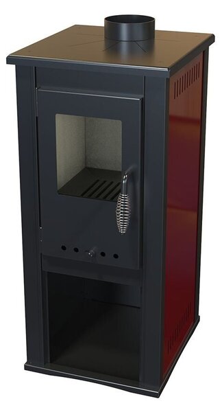 Krbová kamna OKTA, 3,9 kW, vytápěcí schopnost: 100 m³, ocelová