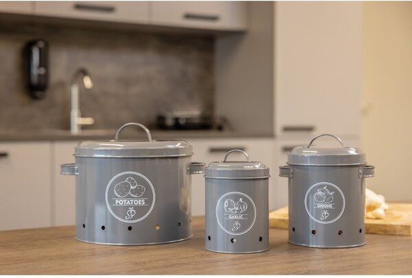Ocelová dóza na brambory Secret Du Potager – Esschert Design