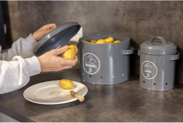 Ocelová dóza na brambory Secret Du Potager – Esschert Design