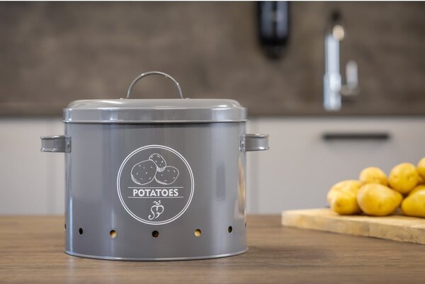 Ocelová dóza na brambory Secret Du Potager – Esschert Design